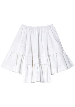 Molly Goddard Rosemary cotton-poplin skirt - White