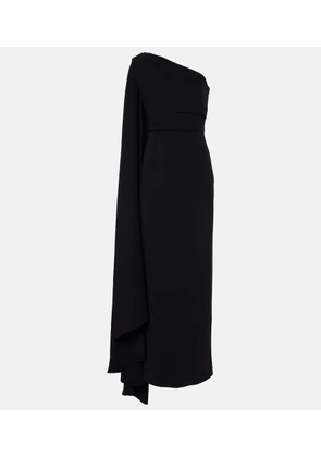 Solace London Daria one-shoulder gown