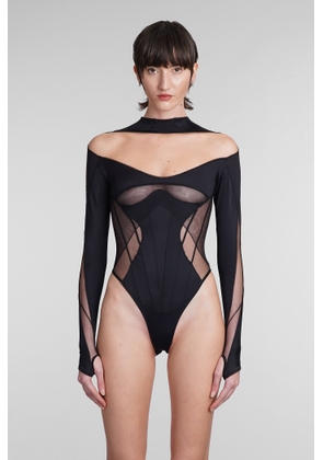 Mugler Body In Black Polyamide