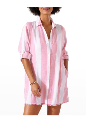 Rugby Beach Stripe Boyfriend Shirt