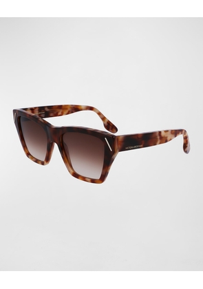 Classic V Modified Square Acetate Sunglasses