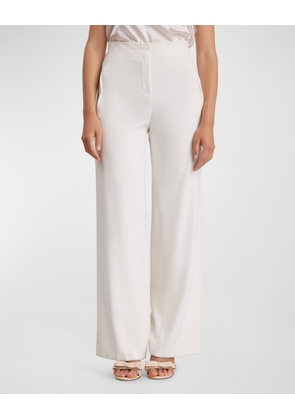 Preston High-Rise Wide-Leg Crepe Pants