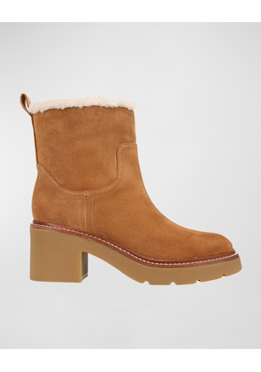 Redding Suede Shearling Ankle Boots