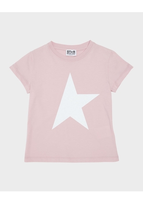 Girl's Logo Star Print T-Shirt, Size 12