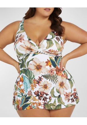 Plus Size Into The Saltu Swimdress