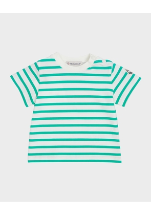 Boy's Cotton Stripe Short-Sleeve Crew T-Shirt, Size 12M-3