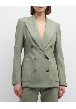 Chelsea Double-Breasted Seasonless Wool Blazer