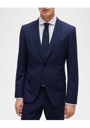 Men's Wool Slim Fit Two-Piece Suit