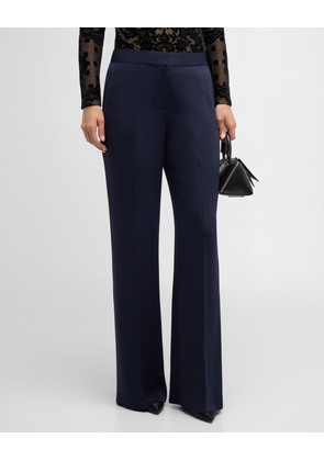 Sonnet Straight-Leg Stretch Viscose Pants