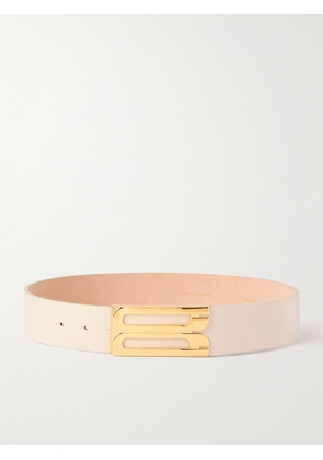 Victoria Beckham - Jumbo Frame Leather Belt - Off-white - 70,80,90,100