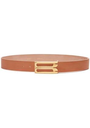 Victoria Beckham Jumbo Frame belt - Brown