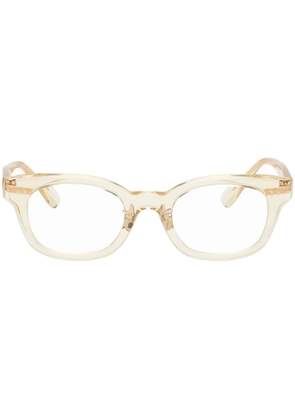 YUICHI TOYAMA. Beige LCY Glasses