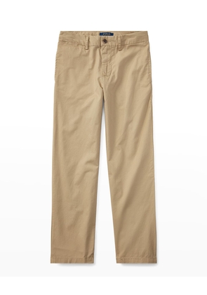 Boy's Flat Front Chino Pants, Size 4-14