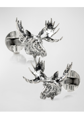 Men's Moose Head Cufflinks