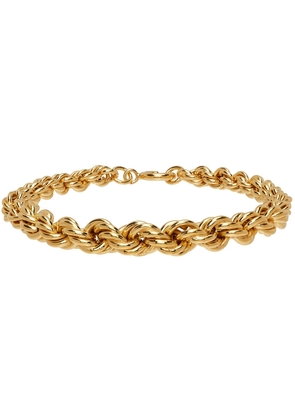 Ernest W. Baker Gold Rope Chain Bracelet