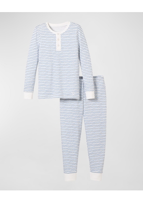 Kid's Pima Cotton Snug Fit Pajama Set, Size 2-14