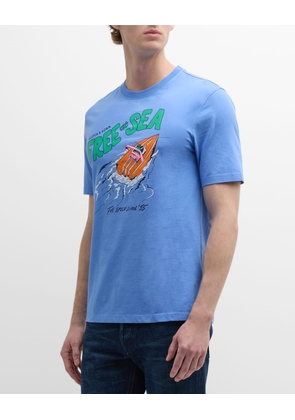 Men's Free at Sea Artwork T-Shirt