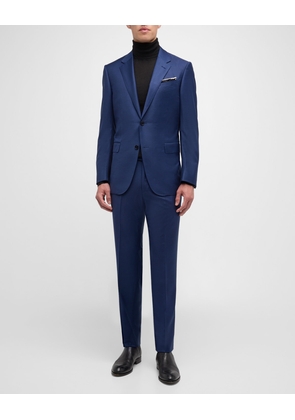 Men's Trofeo Wool Pindot Suit