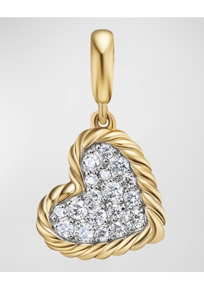 DY Elements Heart Pendant in 18K Gold, 12.6mm