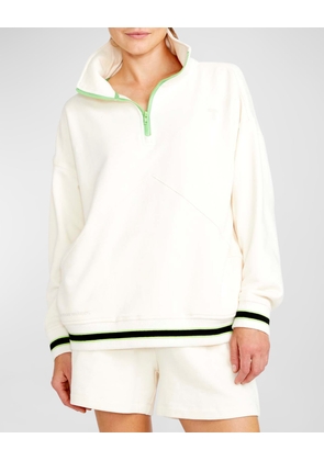 Sugar Swizzle Colorblock 1/4-Zip Sweatshirt