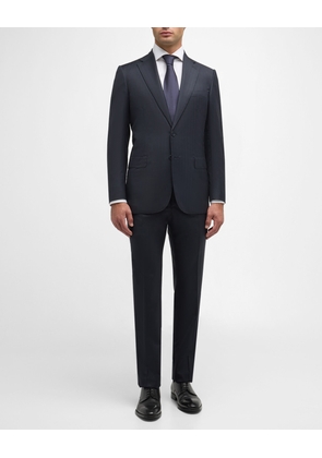 Men's Wool Pinstripe Suit