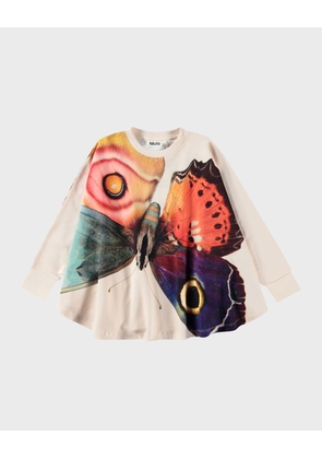 Girl's Marcella Butterfly Graphic T-Shirt, Size S-L