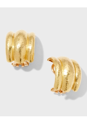 Amalfi 19k Gold Huggie Earrings