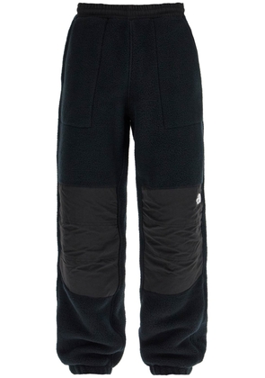 retro denali fleece sports pants. - L Black