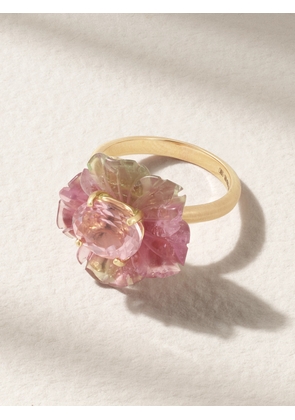 Irene Neuwirth - Tropical Flower 18-karat Gold Tourmaline Ring - 6