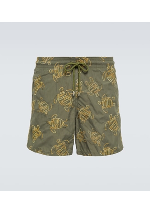 Vilebrequin Mistral embroidered swim trunks