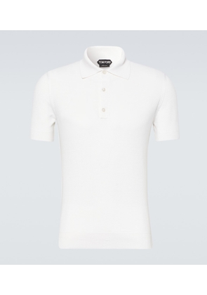 Tom Ford Silk and cotton polo shirt