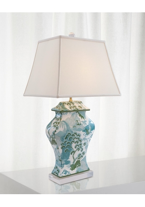 Canton Celadon Lamp, 33'T