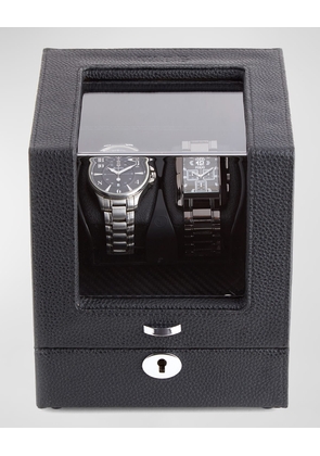 Personalized Leather Double Watch Winder