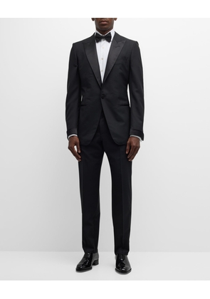 Men's Peak-Lapel Wool Tuxedo