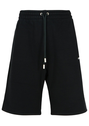 Off-White windy Arrow Black Cotton Bermuda Shorts