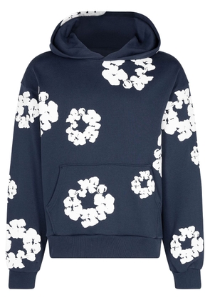 Denim Tears Cotton Wreath-print sweatshirt - Blue