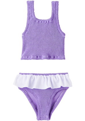 Hunza G Kids Purple Olive Bikini