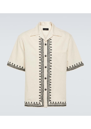 Alanui Akasha embroidered cotton-blend shirt