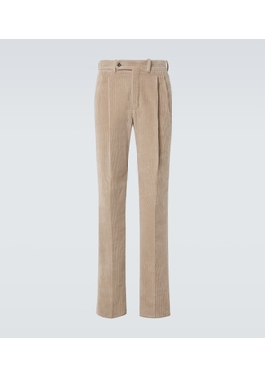 Incotex Cotton corduroy straight pants