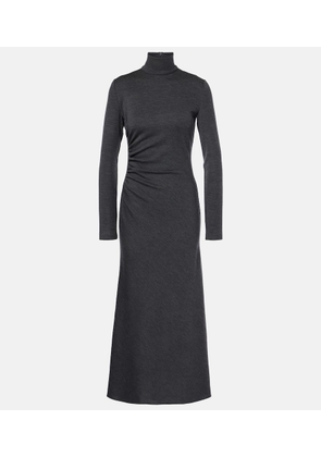 Ralph Lauren Collection Ruched wool maxi dress