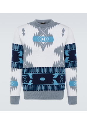 Alanui Icon jacquard virgin wool sweater