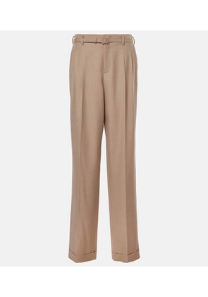 Ralph Lauren Collection Stamford high-rise wool straight pants