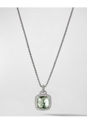 Albion Pendant with Diamonds in Silver, 18.8mm