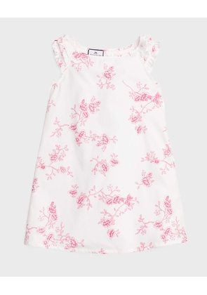 Kid's Amelie Floral Nightgown, Size 6M-14