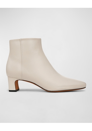 Silvana Leather Zip Ankle Booties