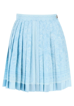 barocco pleated mini skirt - 40 Blue