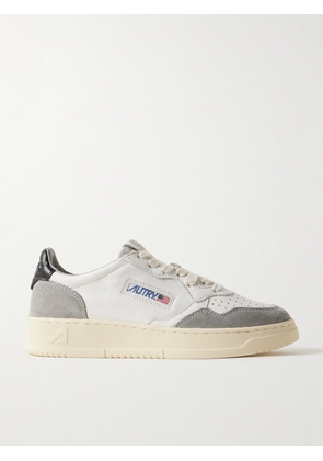 Autry - Medalist Low Leather And Suede Sneakers - White - IT35,IT36,IT37,IT38,IT39,IT40,IT41,IT42