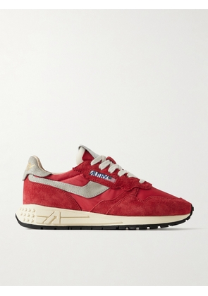 Autry - Reelwind Low Suede And Shell Sneakers - Red - IT35,IT36,IT37,IT38,IT39,IT40,IT41,IT42