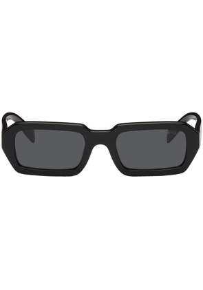 Prada Eyewear Black Rectangular Sunglasses