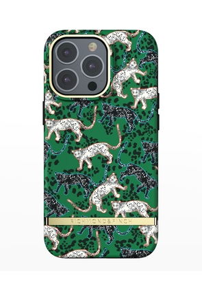 iPhone 13 Pro Case, Green Leopard